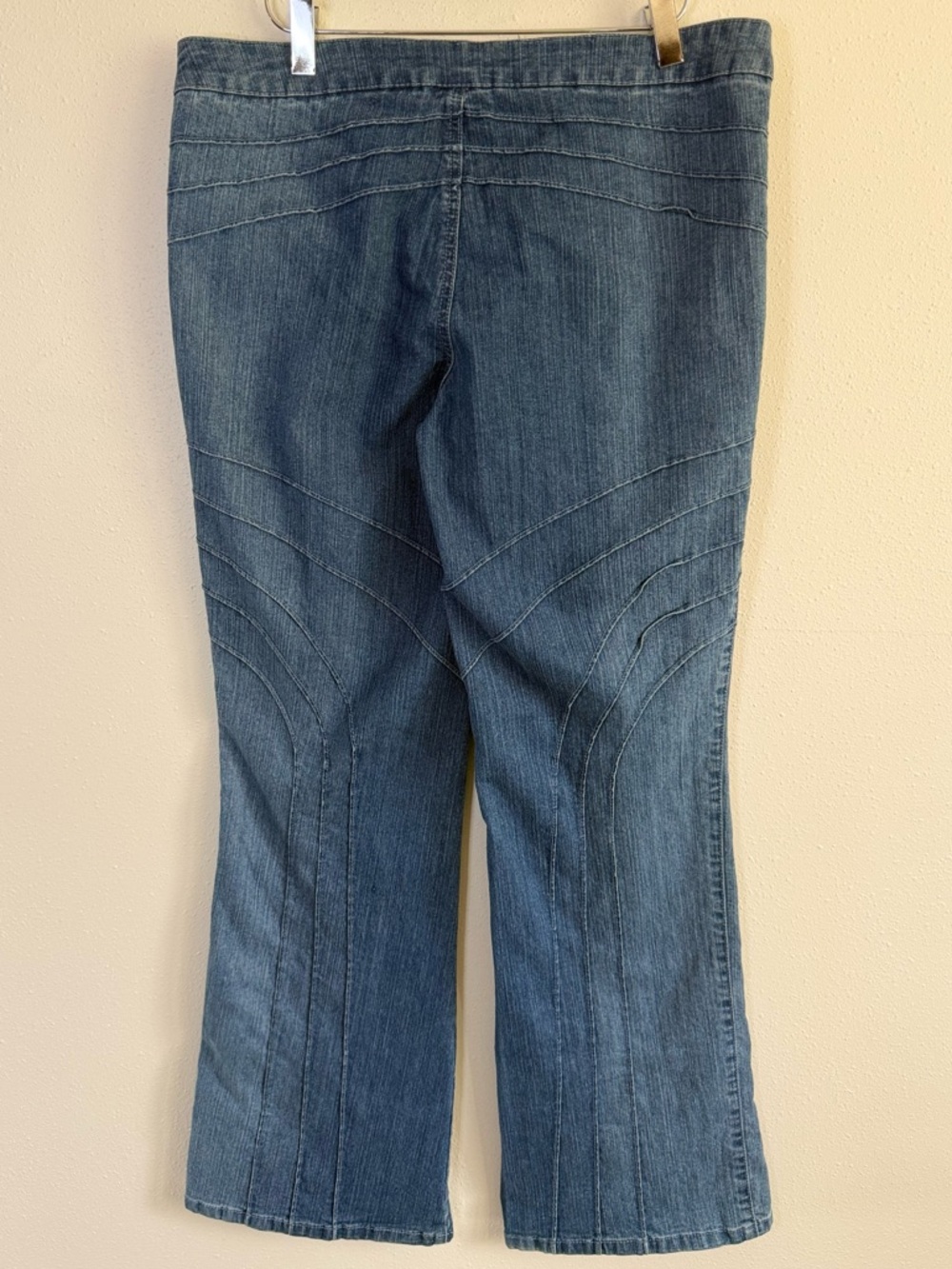 Thalia Sodi Y2K Low Rise Flare Jeans Size 11 12 Stretch Denim - Picture 4 of 6